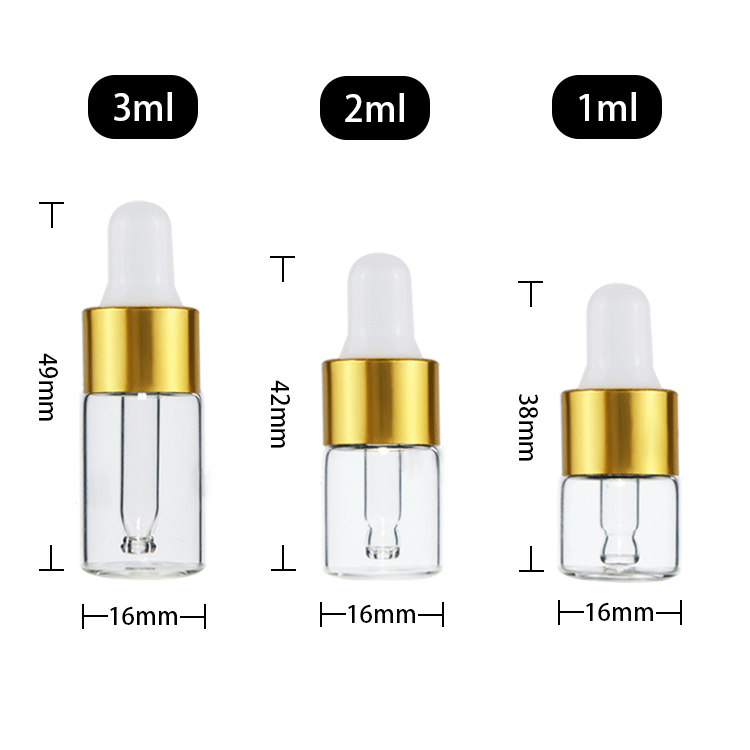 5ml glass bottle with dropper