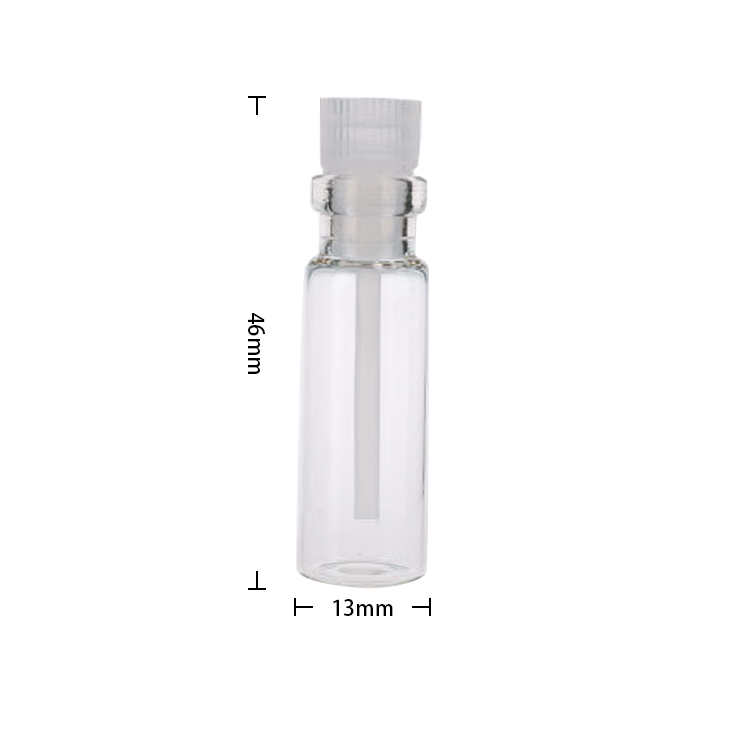 empty clear 3ml smaple vials perfume