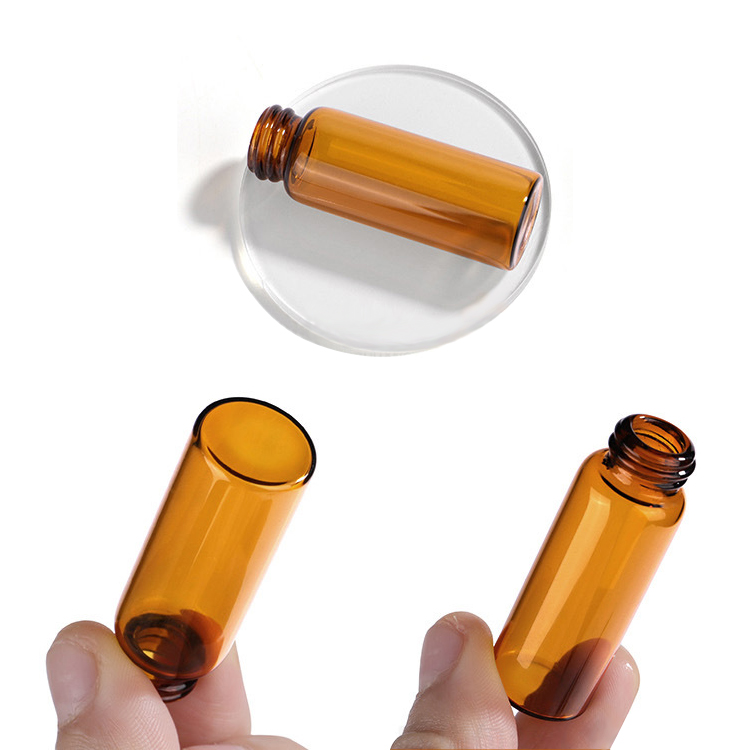 glass amber 5ml dropper vials