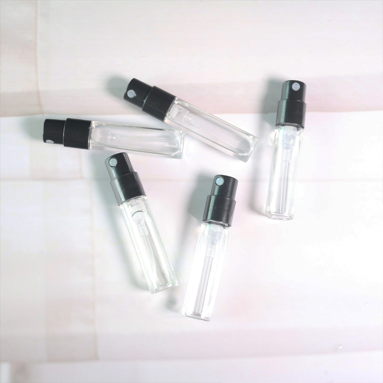 2ml Glass Vial Spray Perfume Sample Bottles Clear Aromatherapy Vials Custom