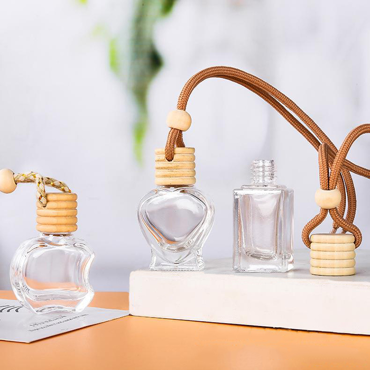 10ml Clear Car Perfume Hanging Bottle Glass Aromatherapy Diffuser Bottles