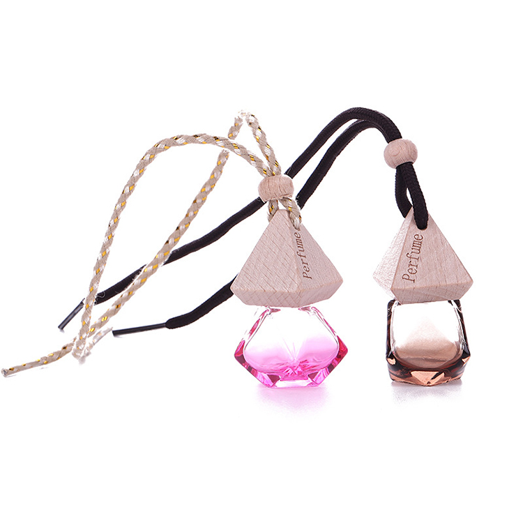 8ml Hanging Car Perfume Bottle Glass Car Air Diffuser Hanging Bottles