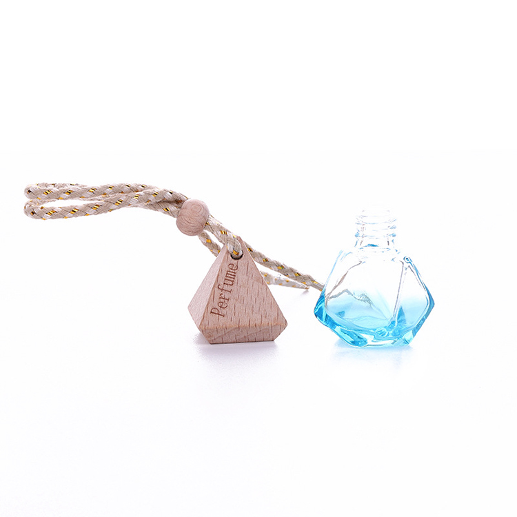 8ml Hanging Car Perfume Bottle Glass Car Air Diffuser Hanging Bottles