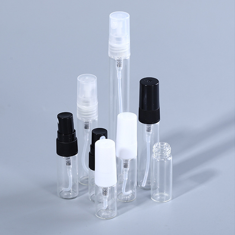 Clear 3ml Perfume Spray Bottle 2ml 10ml Round 5ml Perfume Bottle Custom