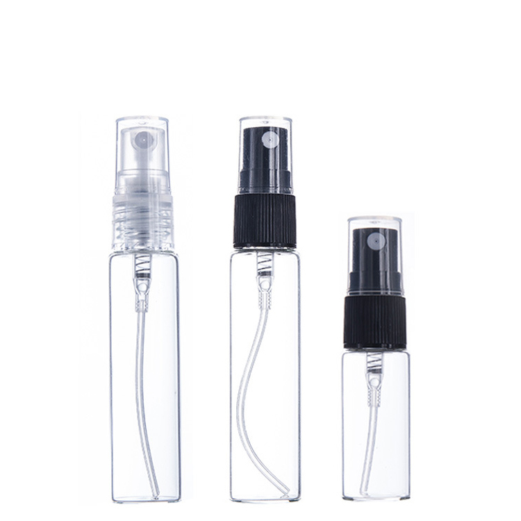 Amber 5ml Perfume Spray Bottle 15ml 10ml Clear Perfume Sample Bottle Wholesale