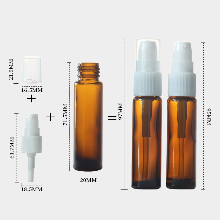 Glass 10ml Amber Roller Bottles Essential Oil Perfume Ball Bottle Manufacturer