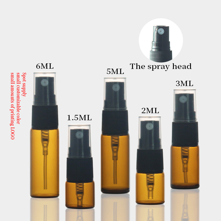 2ml 3ml 5ml 10ml mini portable travel perfume glass bottle spray bottle