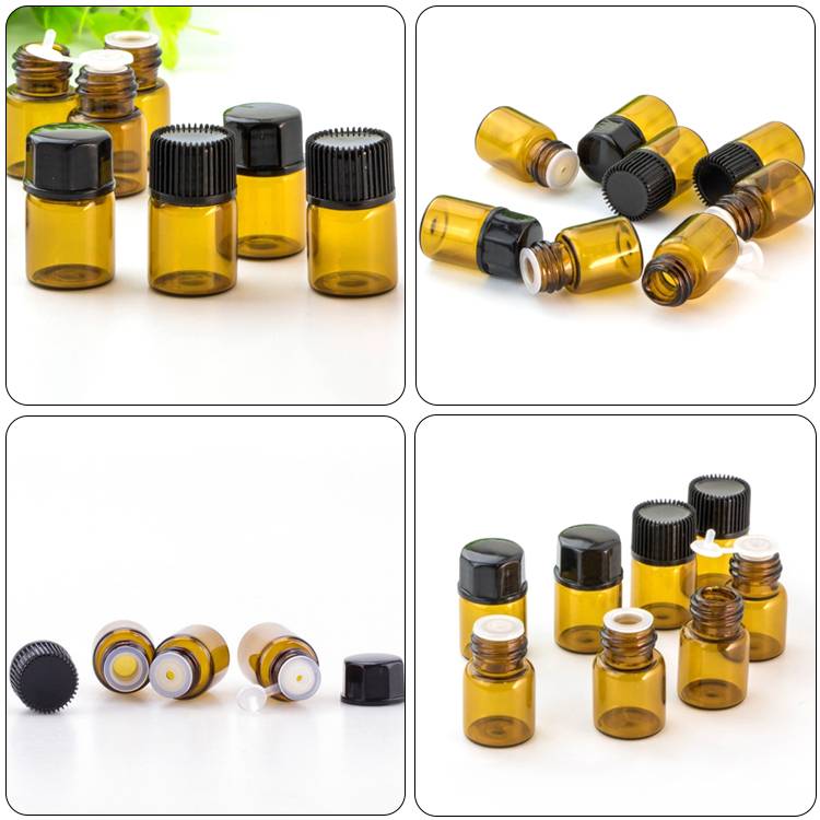 2ml amber glass vials