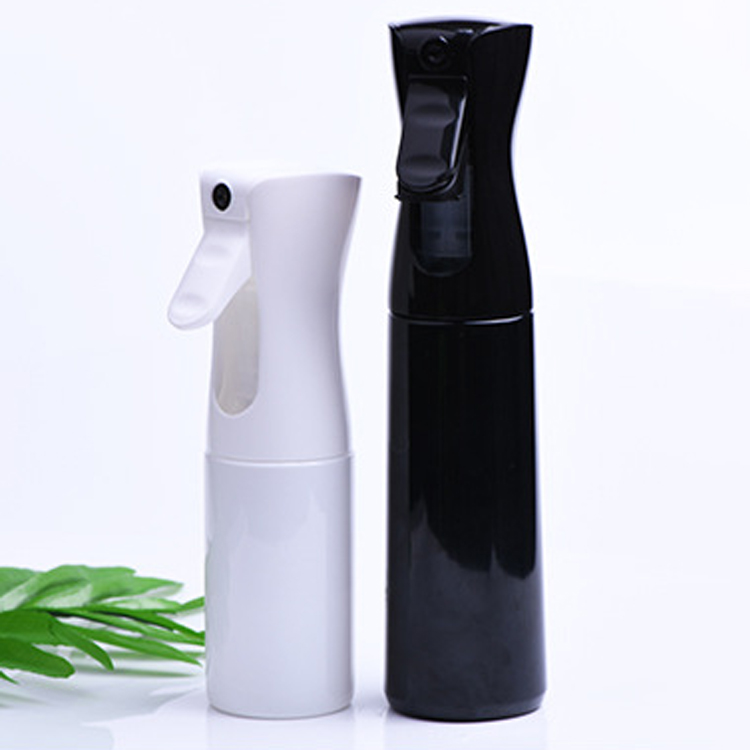 Black White Salon PET Spray Bottle 200ml 300ml Household Water Watering Flowers