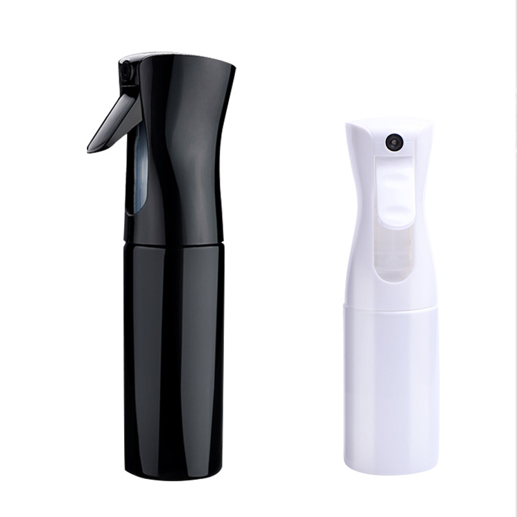 Black White Salon PET Spray Bottle 200ml 300ml Household Water Watering Flowers