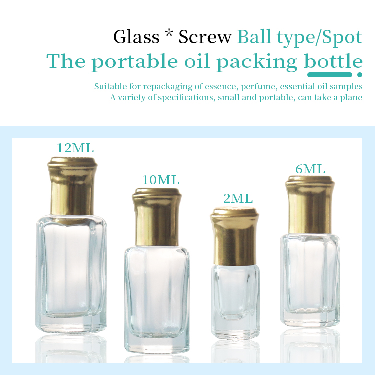 10ml glass roller bottles