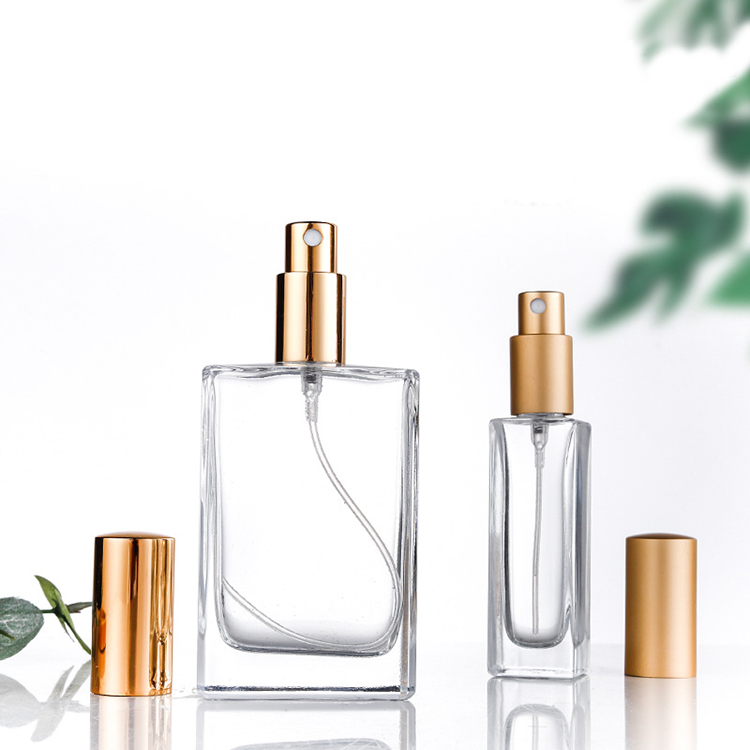 Source wholesale 10ml empty square perfume bottle with sprayer on