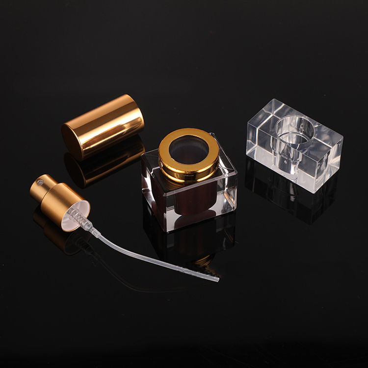 Clear Square 30ml Glass Spray Bottle Glass Perfume Bottles Suppliers