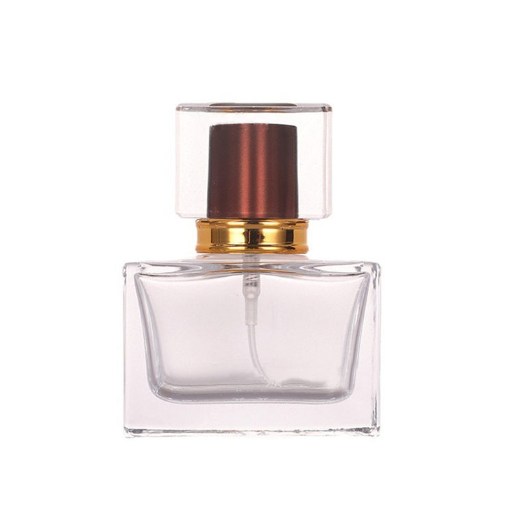 Clear Square 30ml Glass Spray Bottle Glass Perfume Bottles Suppliers