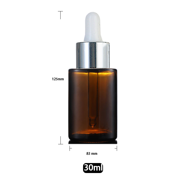 1 oz amber dropper bottles