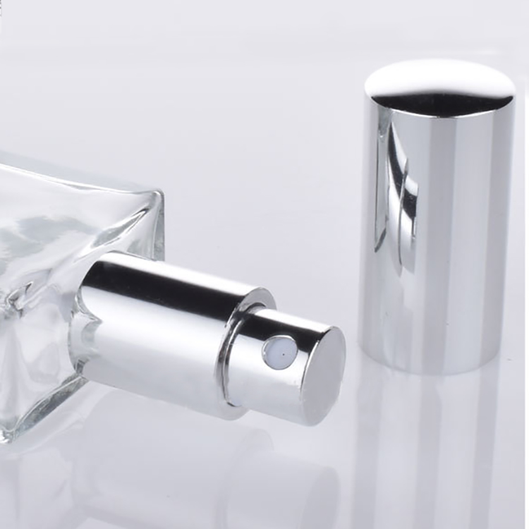 square clear 10ml glass spray bottle