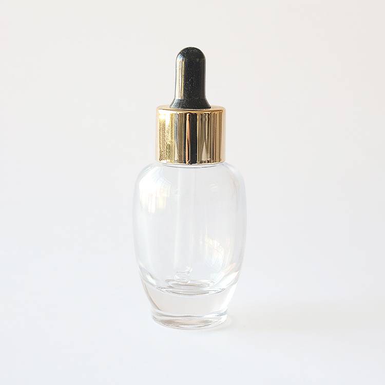 Clear 1 oz Dropper Bottles Wholesale Essential Oil Essence Glass Dropper Bottle 
