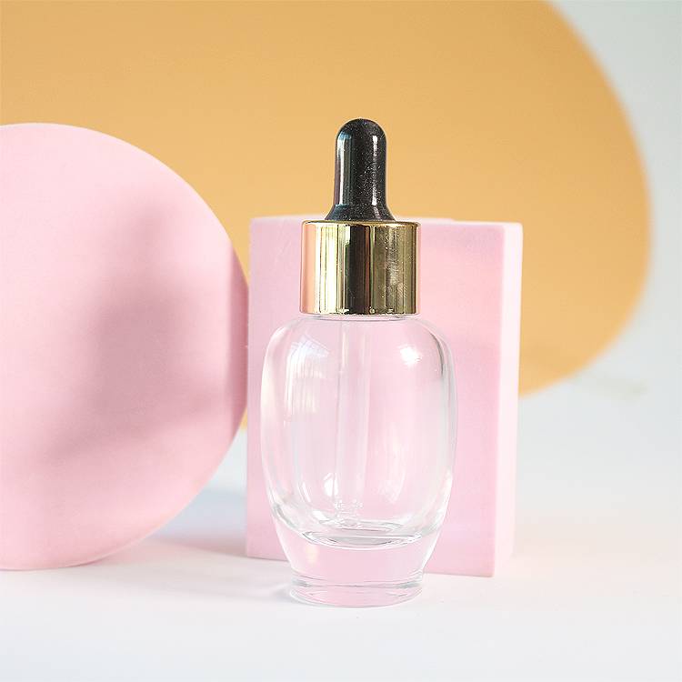 Clear 1 oz Dropper Bottles Wholesale Essential Oil Essence Glass Dropper Bottle 