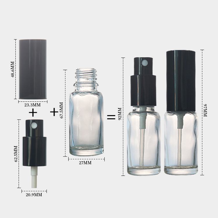 Wholesale Clear 15ml Glass Dropper Bottles Essential Oil Bottles For Sale