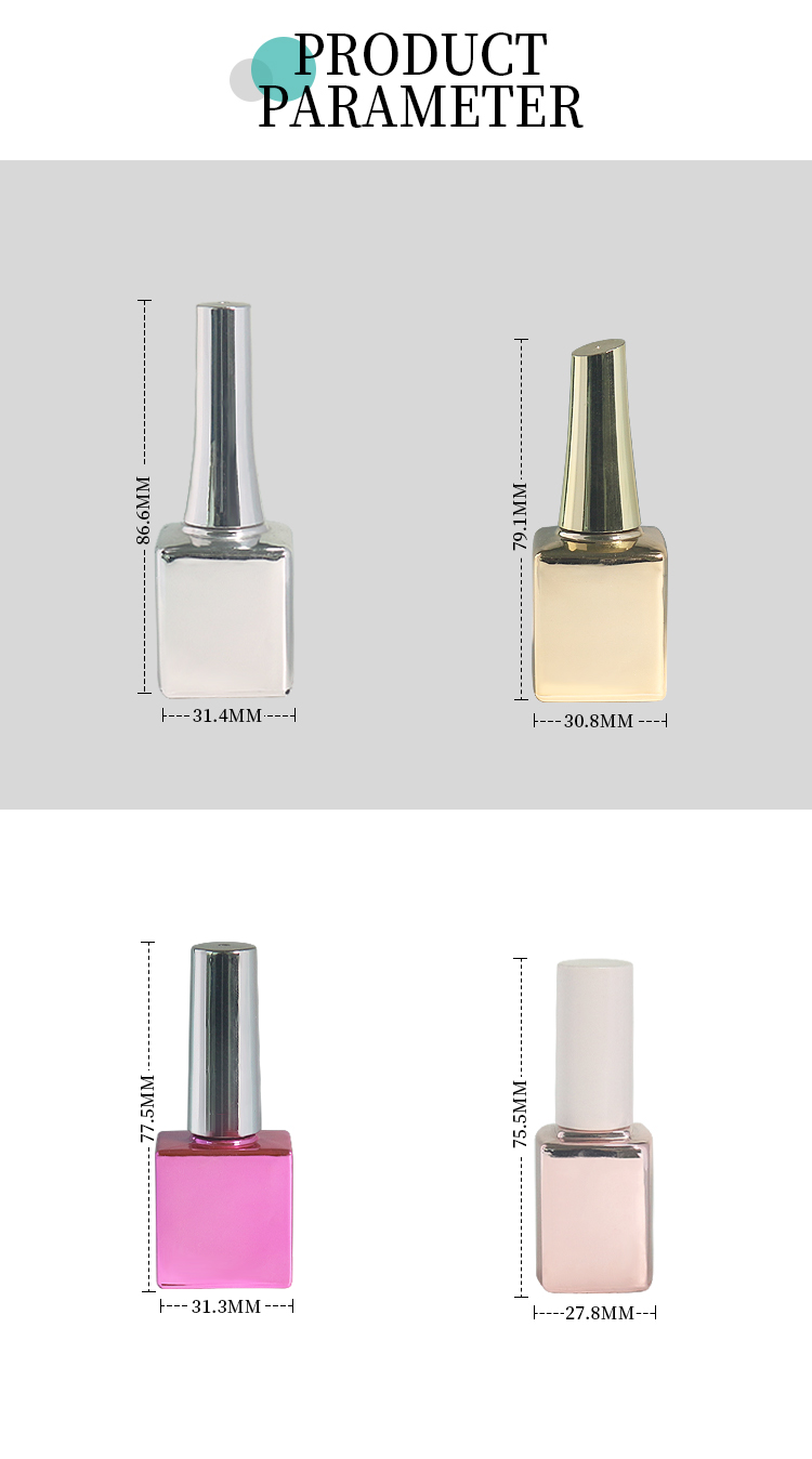 10ml empty nail polish bottles