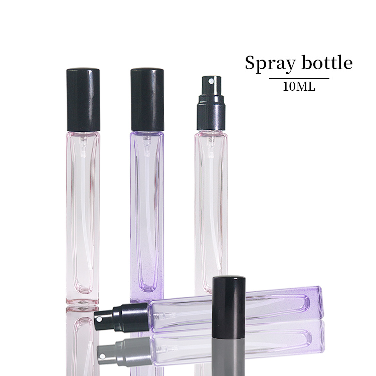 Purple Long Square 10ml Glass Spray Bottles Wholesale For Sale