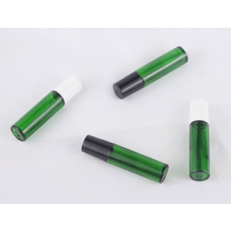 Green Glass 10ml Roller Bottles Eye Cream Roll On Bottles Wholesale