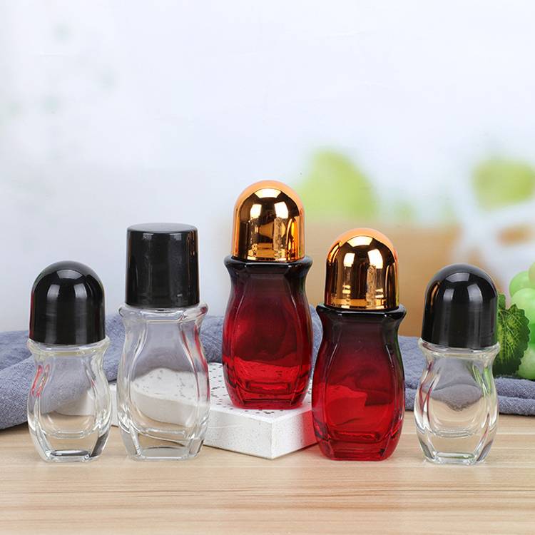 clear glass 30ml roller bottles