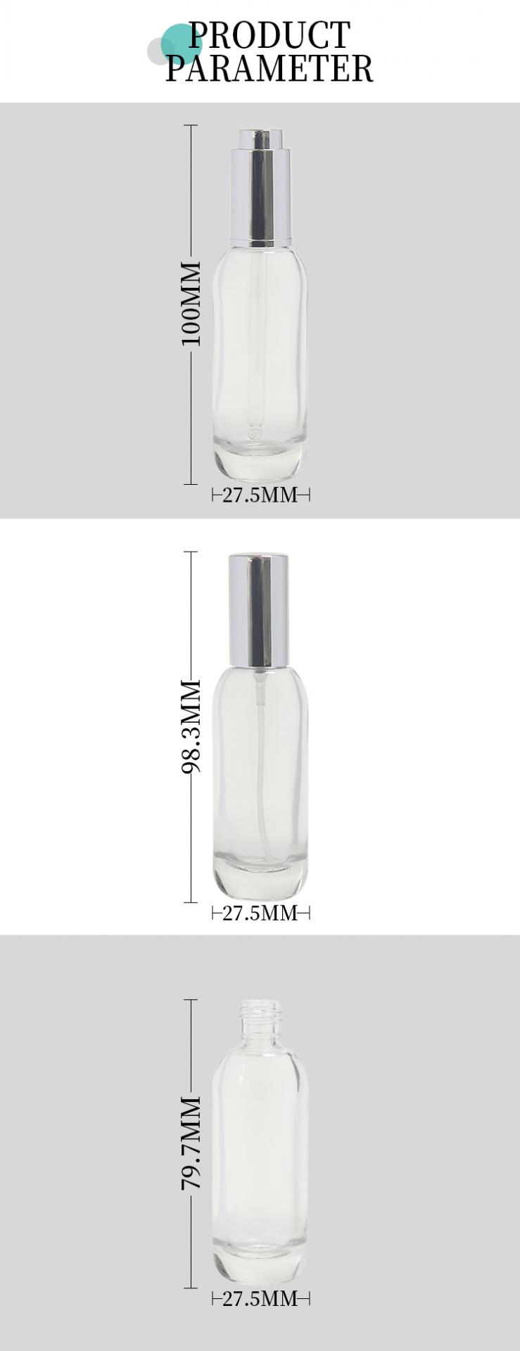 18mll clear glass dropper bottles