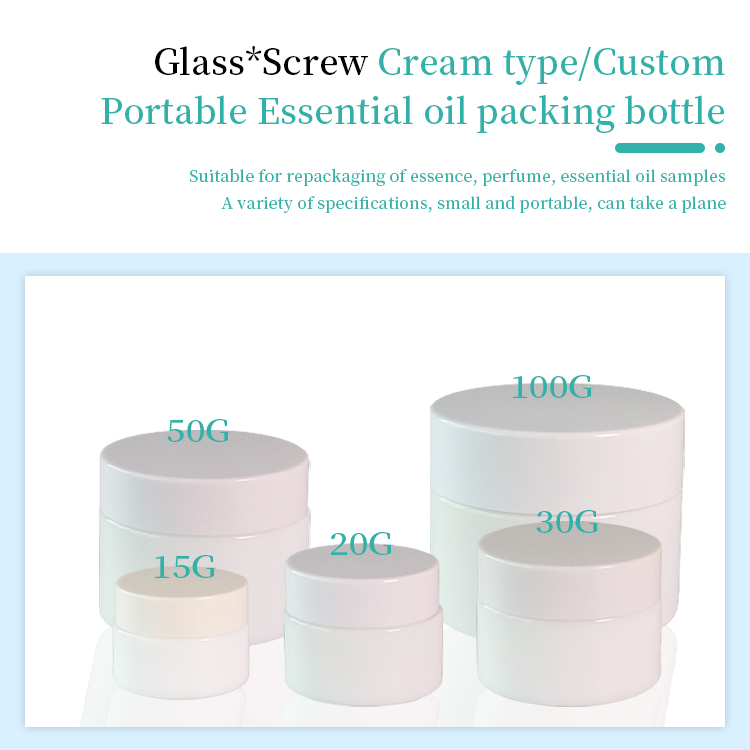 white porcelain cosmetic pots