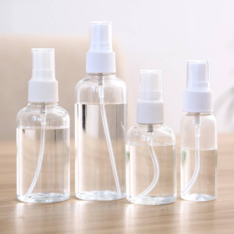 10ml 30ml Clear Travel Fine Mist Spray Bottle PET Room Spray Bottles Wholesale 