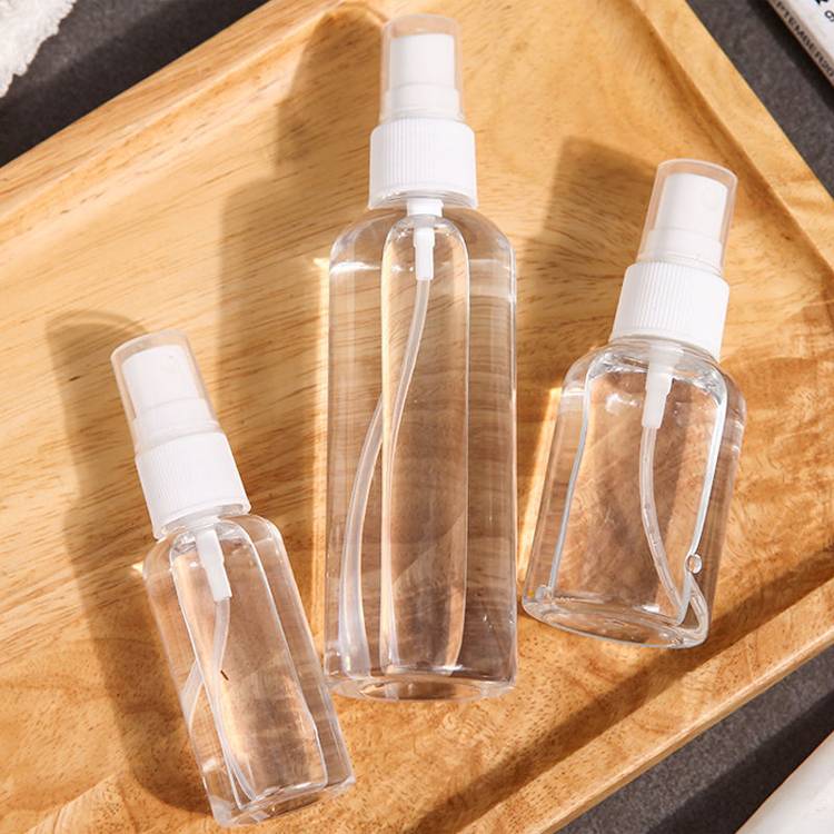 10ml 30ml Clear Travel Fine Mist Spray Bottle PET Room Spray Bottles Wholesale 