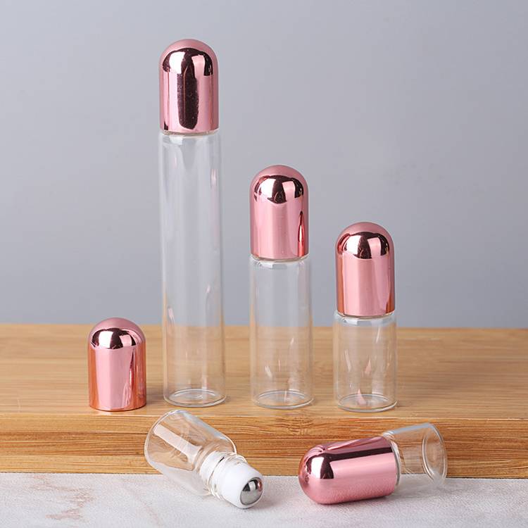 5ml Clear Attar Roll On Bottles 1ml 3ml 10ml  2ml Roller Bottles Custom