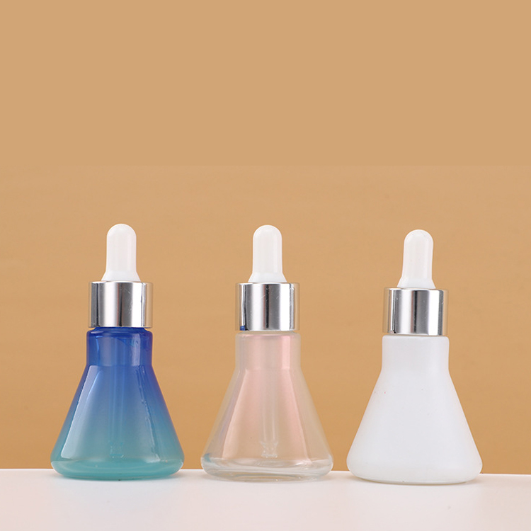 30ml Cone Small Dropper Bottles Clear White Pipette Dropper Bottle Wholesale