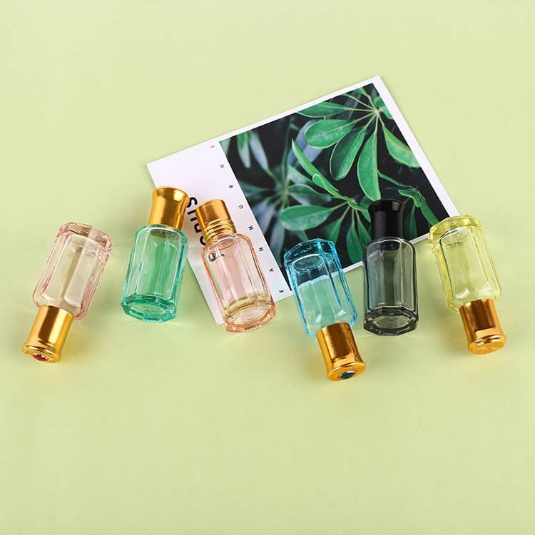 Octagonal 3ml Essential Oil Ball Bottle Wholesale 9ml Glass Roller Bottles