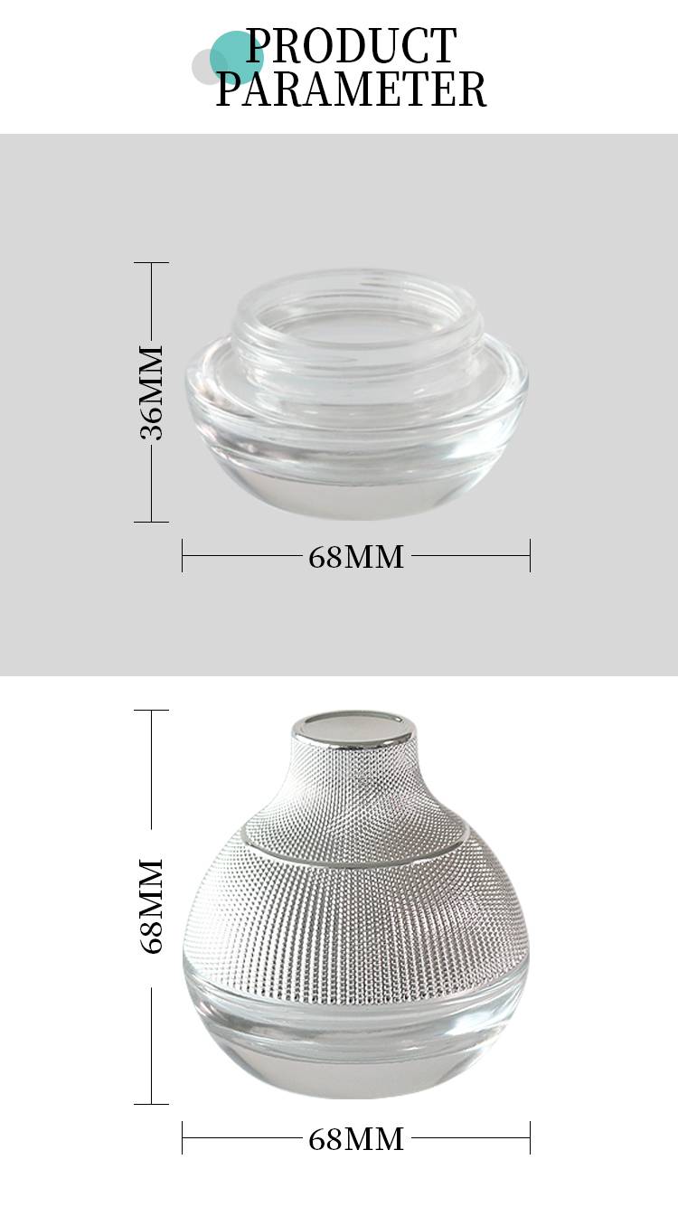 small cosmetic jars with lids