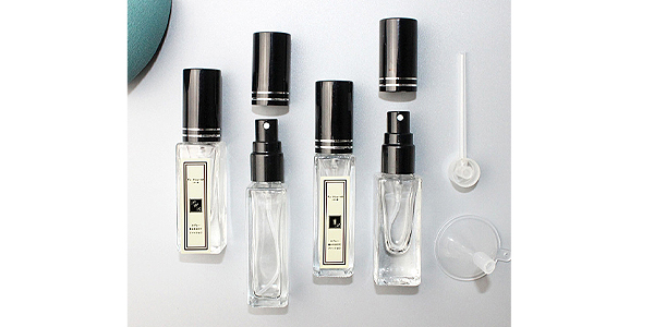 cosmetic glass bottle