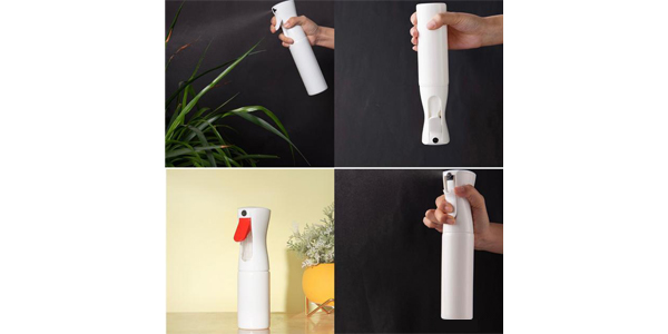 Exquisite plastic spray bottle with light protection delicate spray
