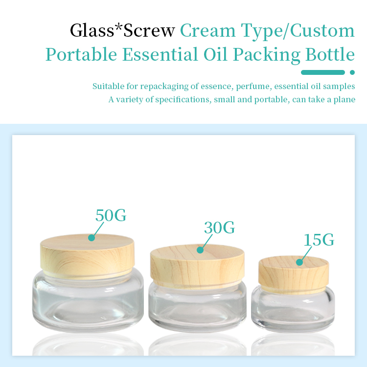 glass jars for body butter