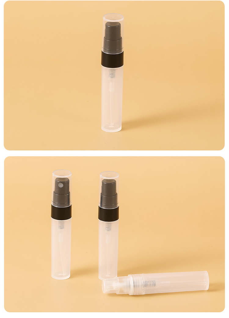 Plastic 2ml Perfume Sample Spray Bottles Clear Perfume Tester Vials Manufacturer