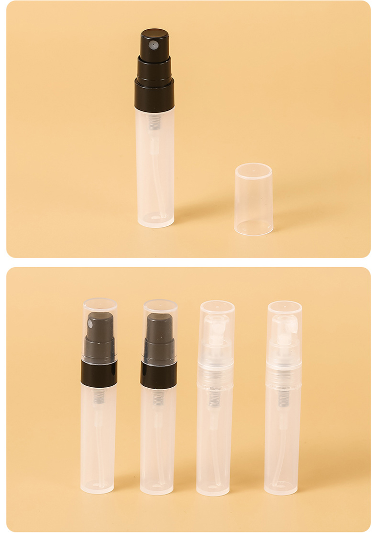 Plastic 2ml Perfume Sample Spray Bottles Clear Perfume Tester Vials Manufacturer