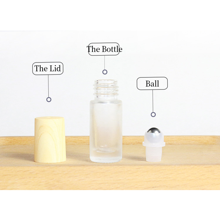 5ml 10ml frosted roller bottles