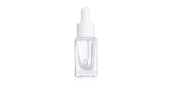 clear small drpper bottle