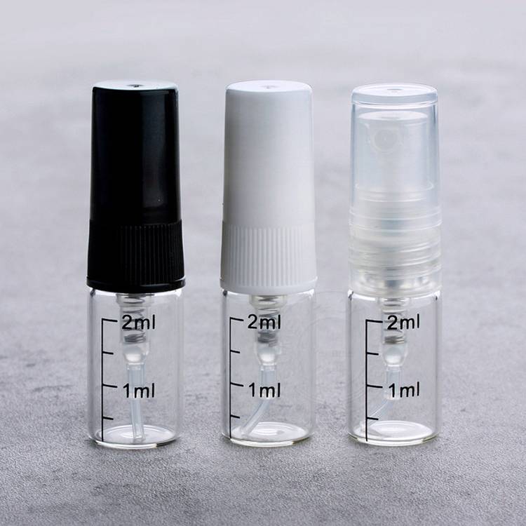 Clear Empty Perfume Vials Travel 2ml Perfume Sample Bottles Wholesale