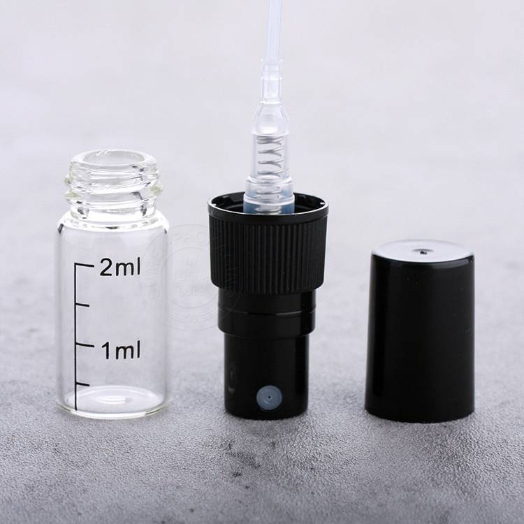 Clear Empty Perfume Vials Travel 2ml Perfume Sample Bottles Wholesale