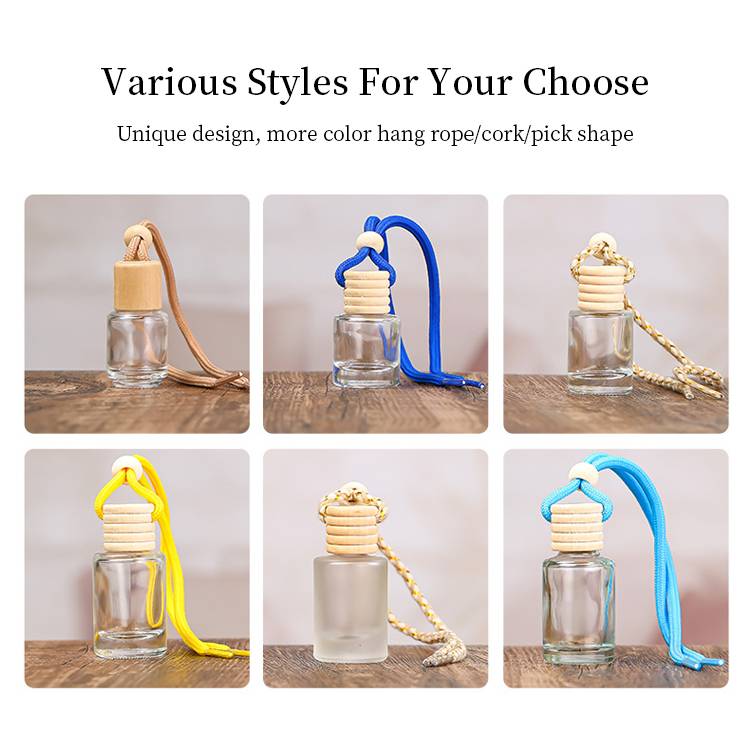 8ml 12ml Clear Hanging Perfume Bottle 5ml 10ml Car Air Freshener Hanging Bottle