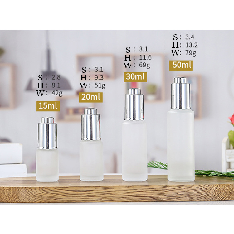 15ml Clear Glass Tincture Bottles Wholesale 20ml 30ml 50ml Pipette Glass Bottle