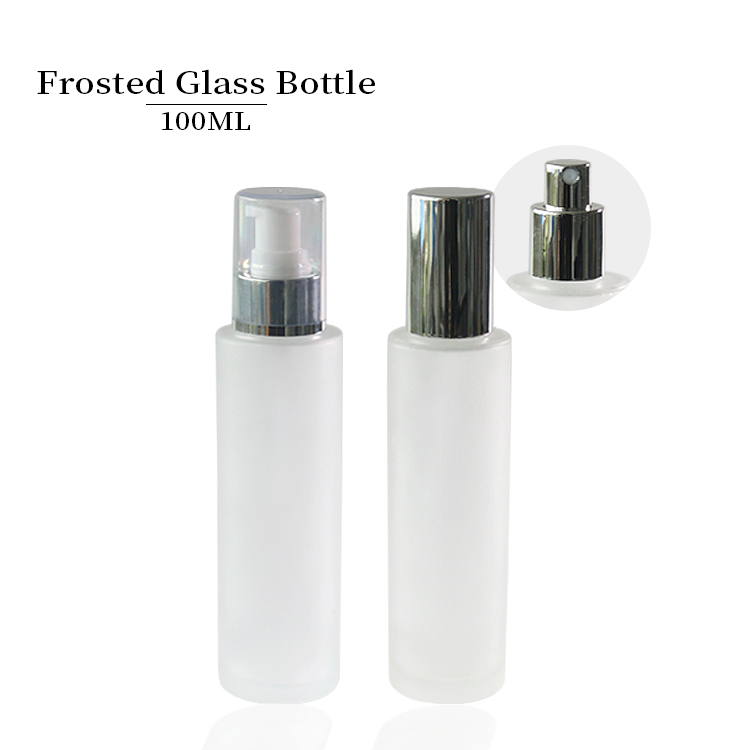 100ML Frosted Lotion Foundation Bottle, Wholesale Empty Lotion Bottles