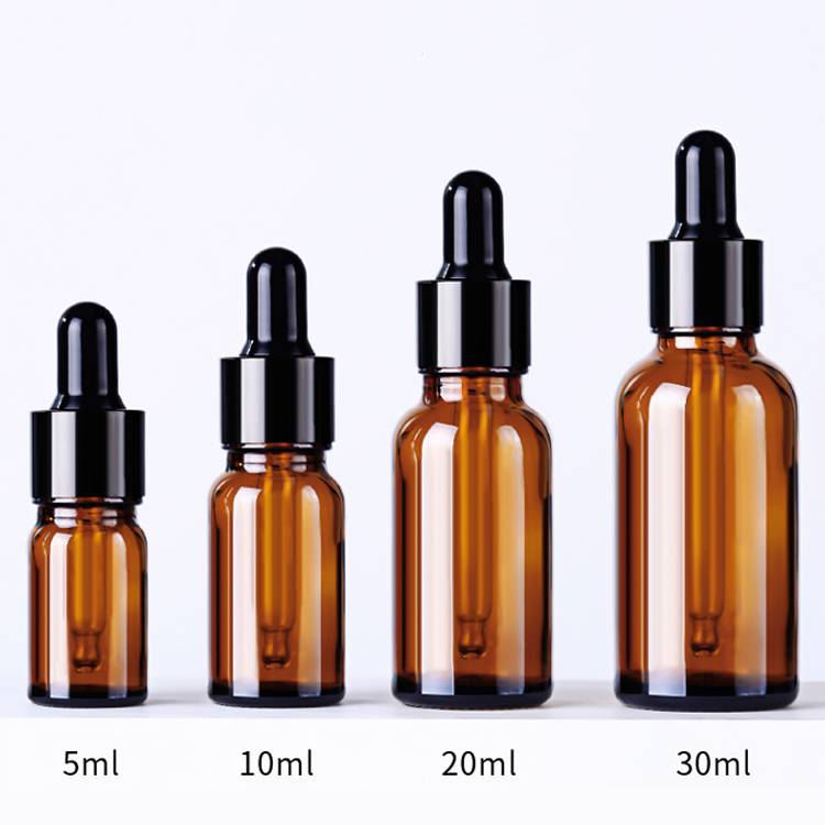 20ml 30ml Amber Pipette Bottle Oil 5ml 10ml Small Tincture Bottles Manufacturer