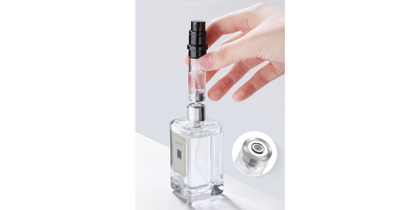 clear perfume bottle