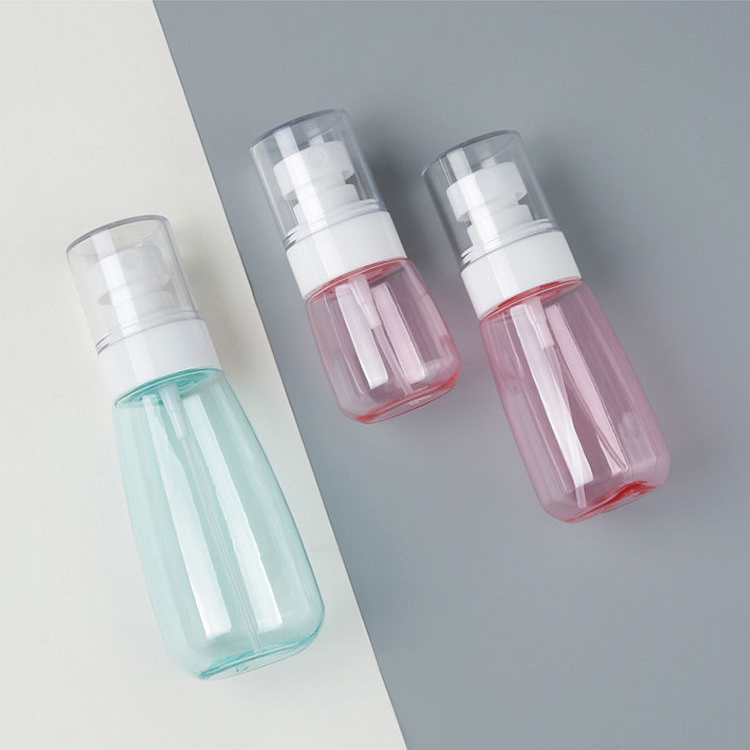 30ml 60ml Apothecary Spray Bottles Clear Plastic Empty Spray Bottles 